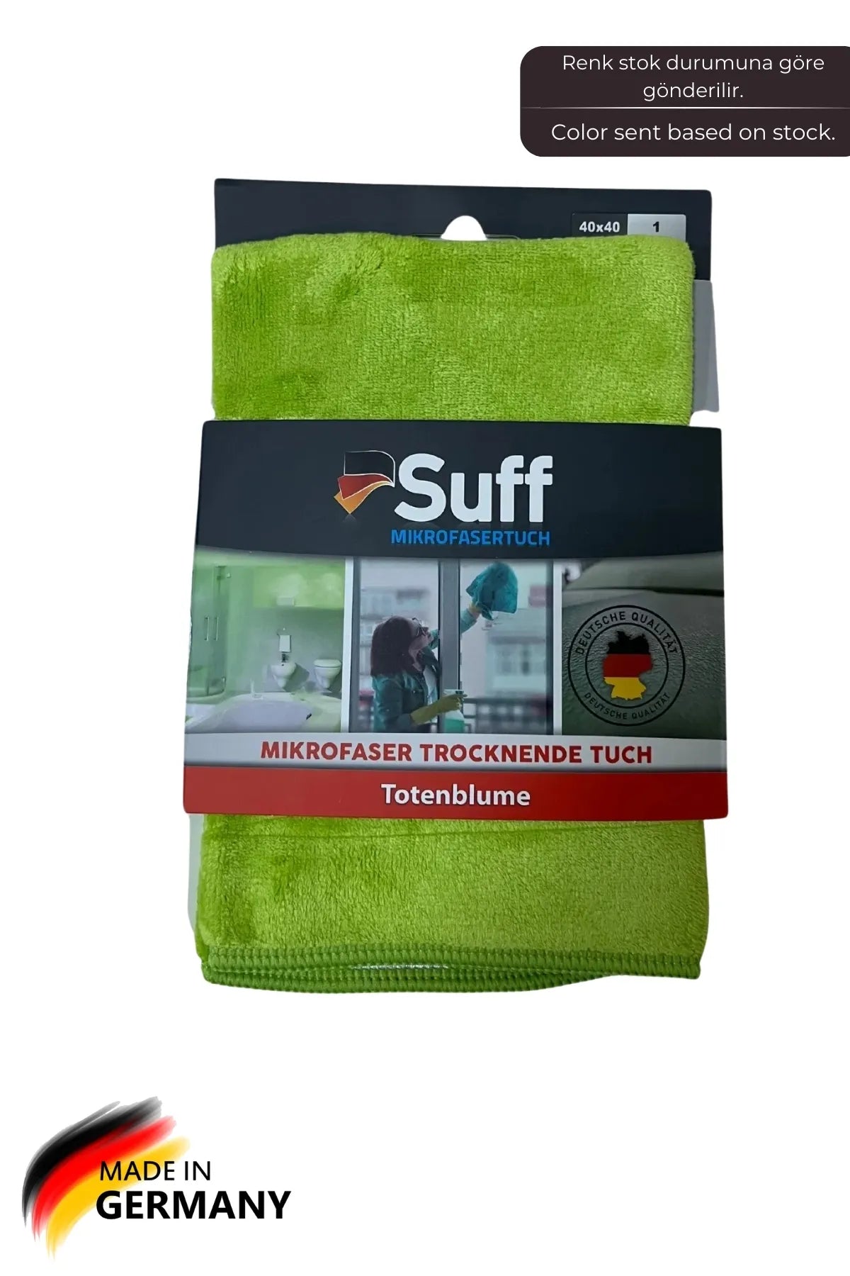 Suff Kadife Çiçeği Mikrofiber Kurulama Bezi 40 X 40 Cm