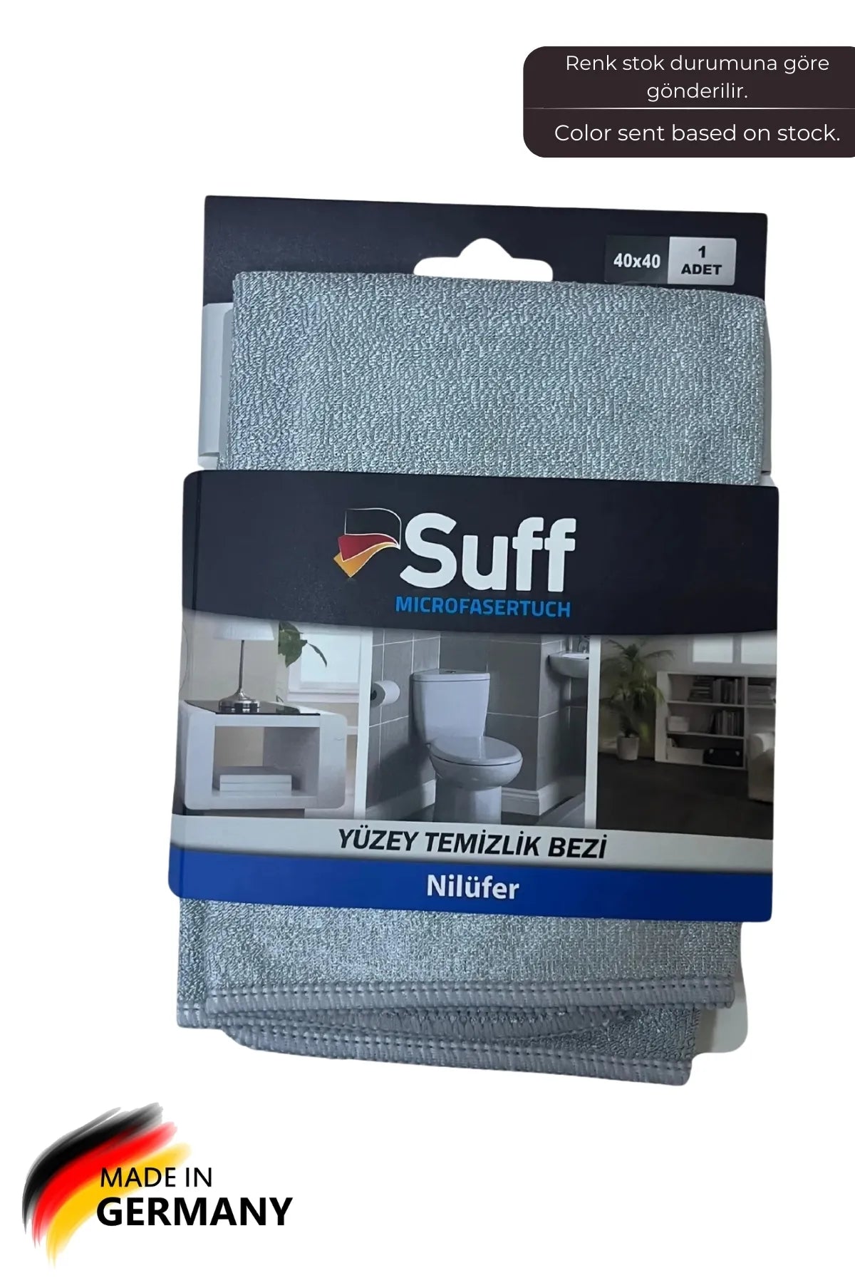 Suff Nilüfer Mikrofiber Yüzey Temizlik Bezi 40 X 40 Cm