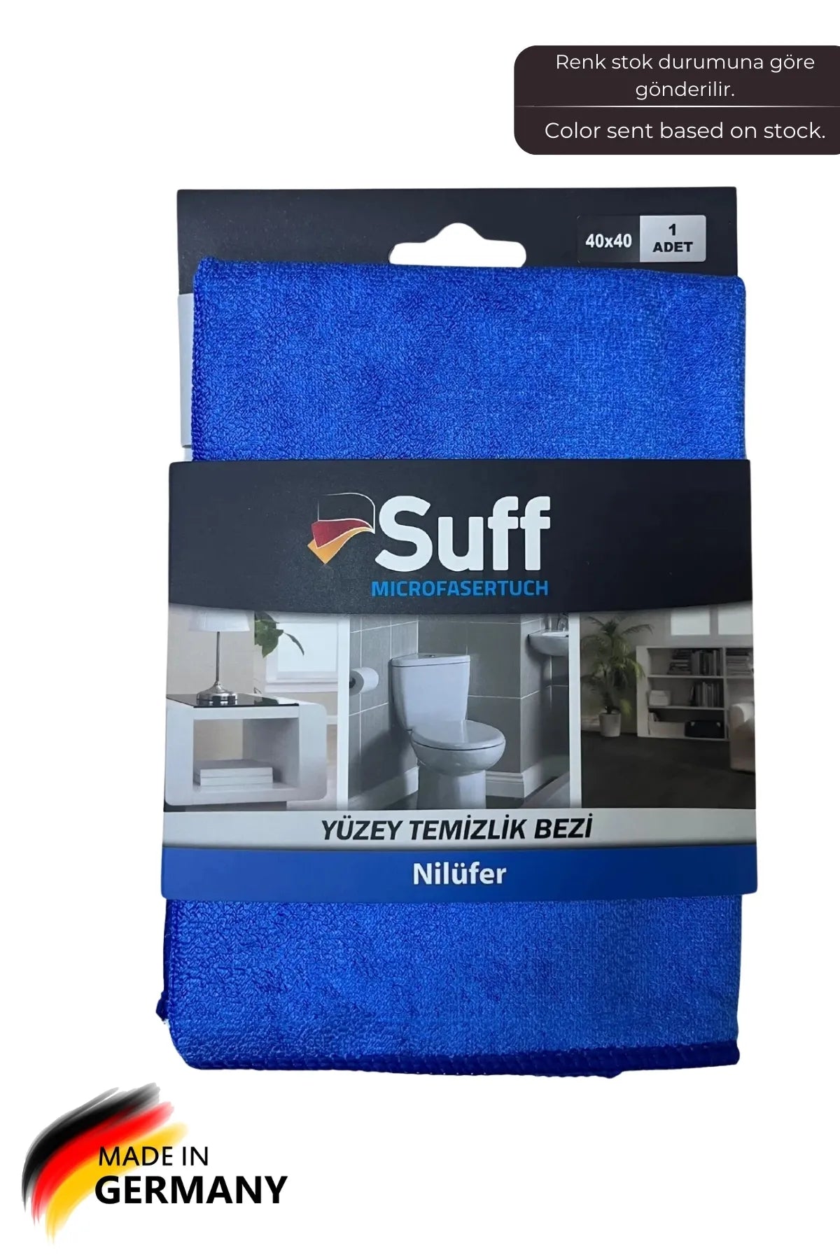 Suff Nilüfer Mikrofiber Yüzey Temizlik Bezi 40 X 40 Cm