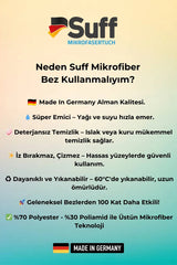 Suff Nilüfer Mikrofiber Yüzey Temizlik Bezi 40 X 40 Cm