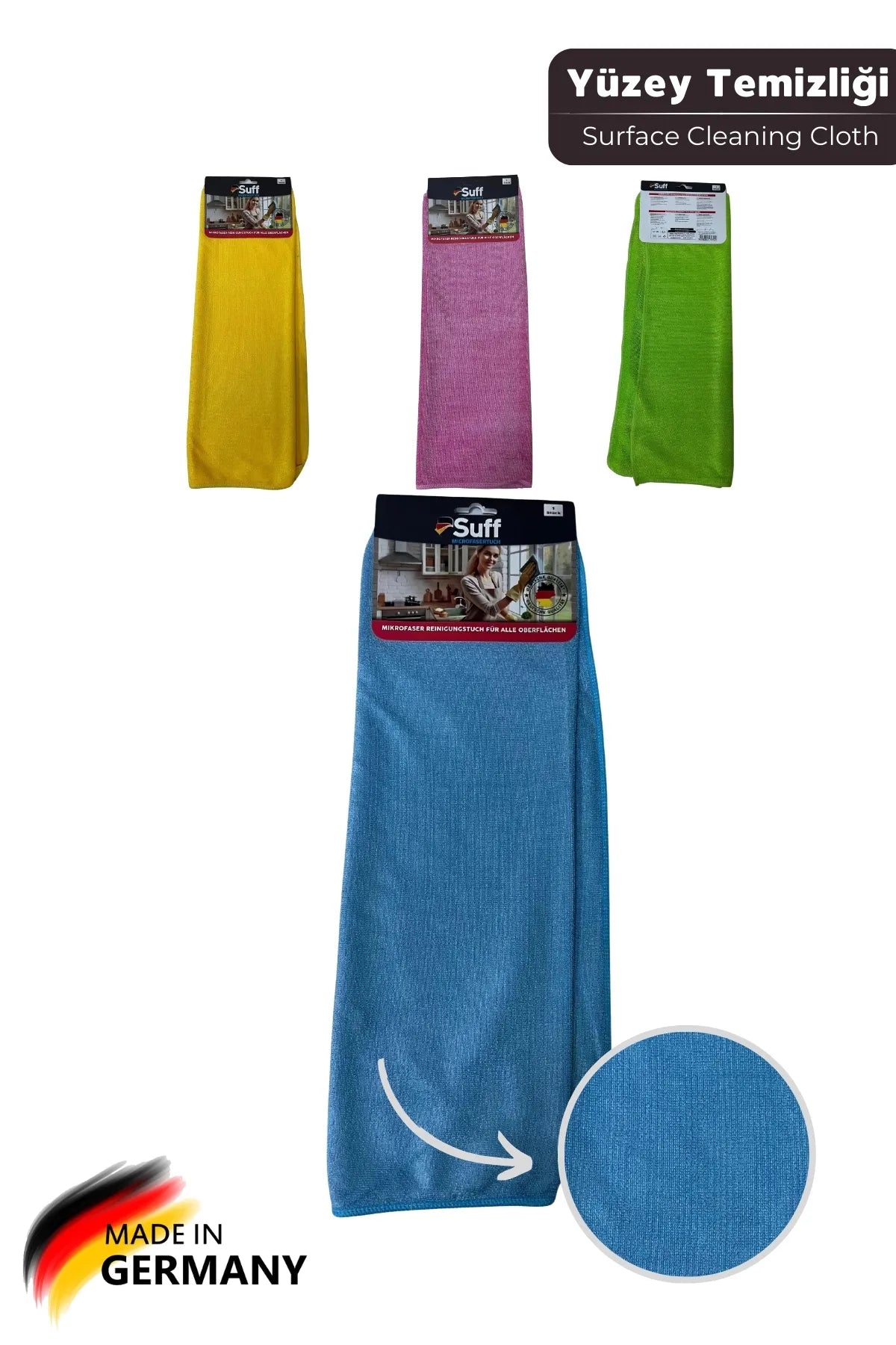 Suff Nilüfer Mikrofiber Yüzey Temizlik Bezi 70x50