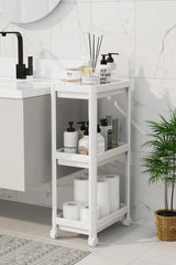 3 Katlı Banyo Raf Ünitesi, Banyo Düzenleyici, Şampuanlık, Havluluk, Dolap, Mutfak Rafı, Deterjanlık
