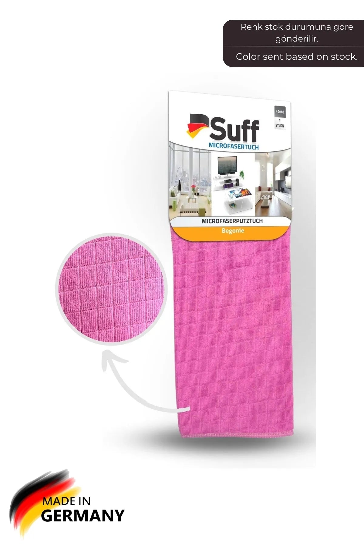 Suff Begonya Mikrofiber Genel Temizlik Bezi 70 x 50 cm