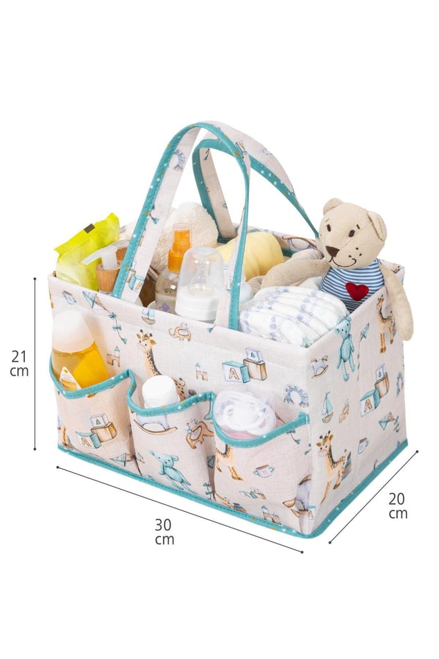 Bebek Bakım Çantası, Mavi, 30 x 20 x 21 cm