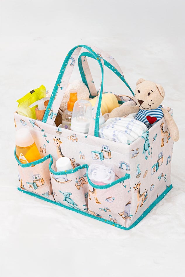 Bebek Bakım Çantası, Mavi, 30 x 20 x 21 cm