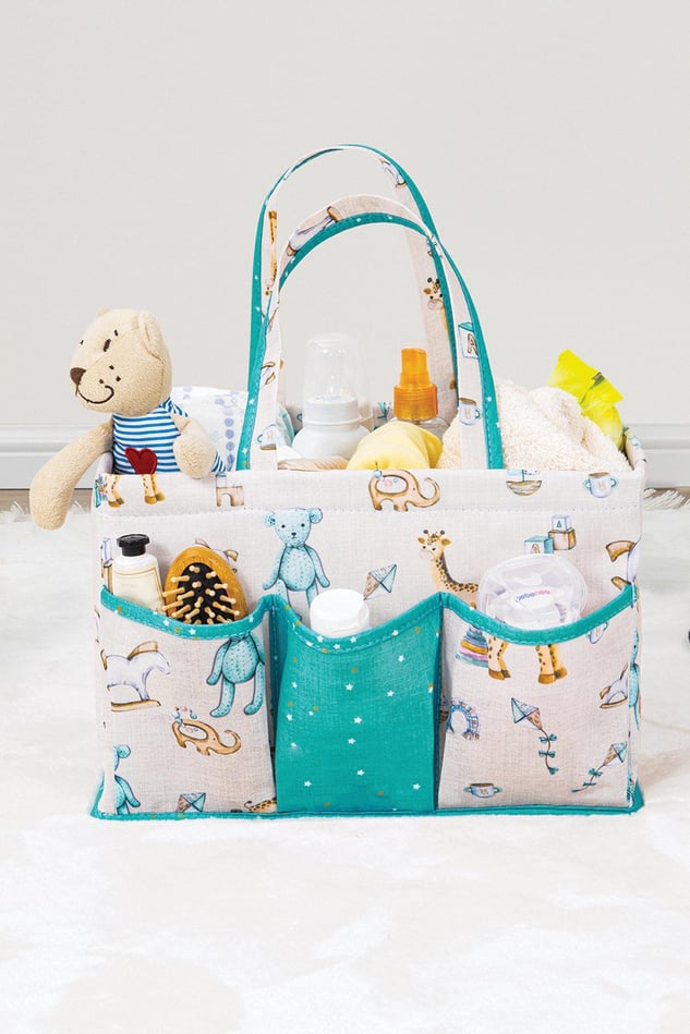 Bebek Bakım Çantası, Mavi, 30 x 20 x 21 cm