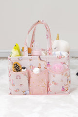 Bebek Bakım Çantası, Pembe, 30 x 20 x 21 cm