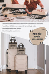 Bohe Çok Amaçlı Seyahat Çantası, 33 x 17 x 28 cm