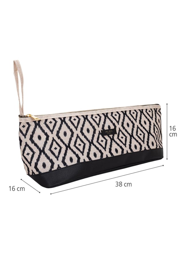 Bohe Saç Şekillendirici Çantası, Makyaj Çantası, 16 x 38 x 16 cm