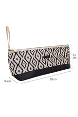 Bohe Saç Şekillendirici Çantası, Makyaj Çantası, 16 x 38 x 16 cm