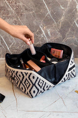 Bohe Seyahat Makyaj Çantası, 24 x 16 x 13 cm