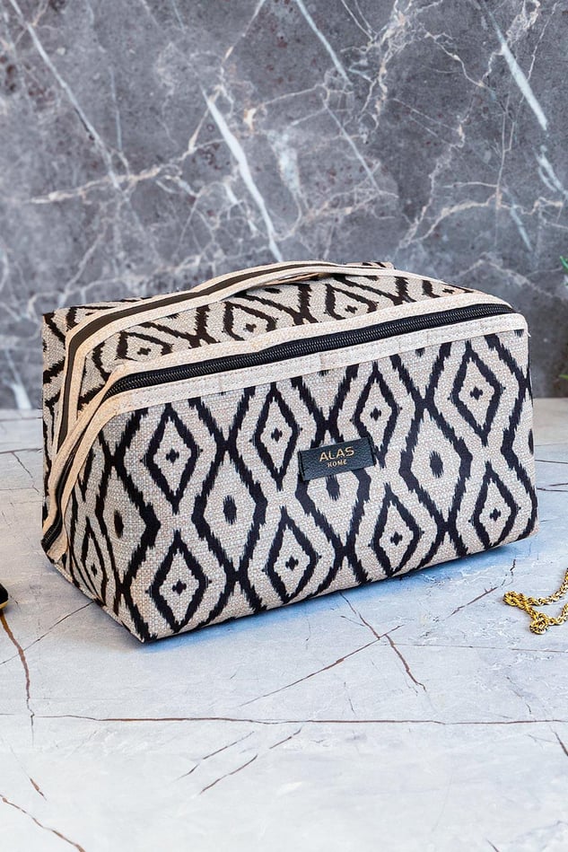 Bohe Seyahat Makyaj Çantası, 24 x 16 x 13 cm