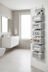 Çok Amaçlı 6 Gözlü Kapı Arkası Askılı Organizer - Bebek Odası Oyuncak, Banyo Aksesuar Düzenleyici