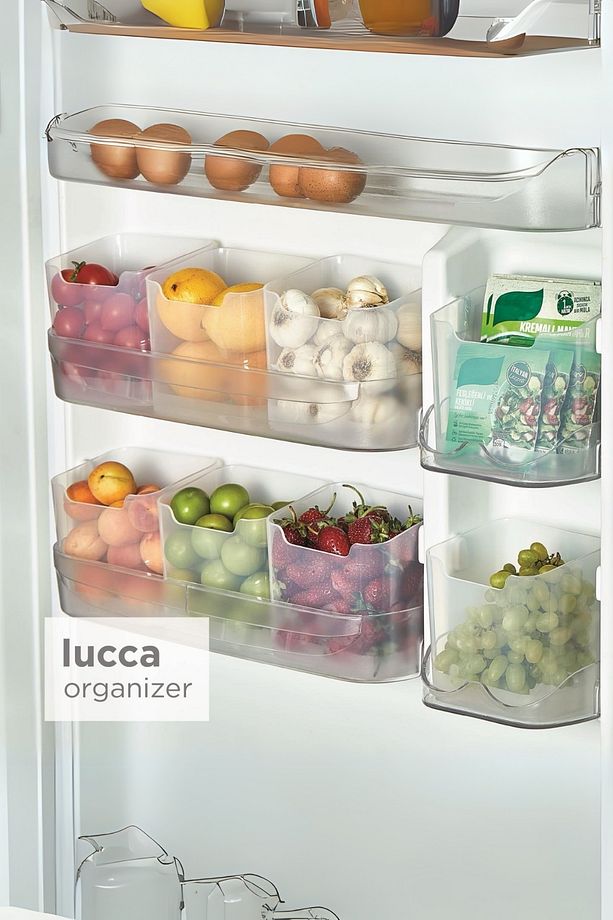 Buzdolabı Organizeri - Şeffaf, Pratik Saklama Kutusu, Buzdolabı Düzenleyici