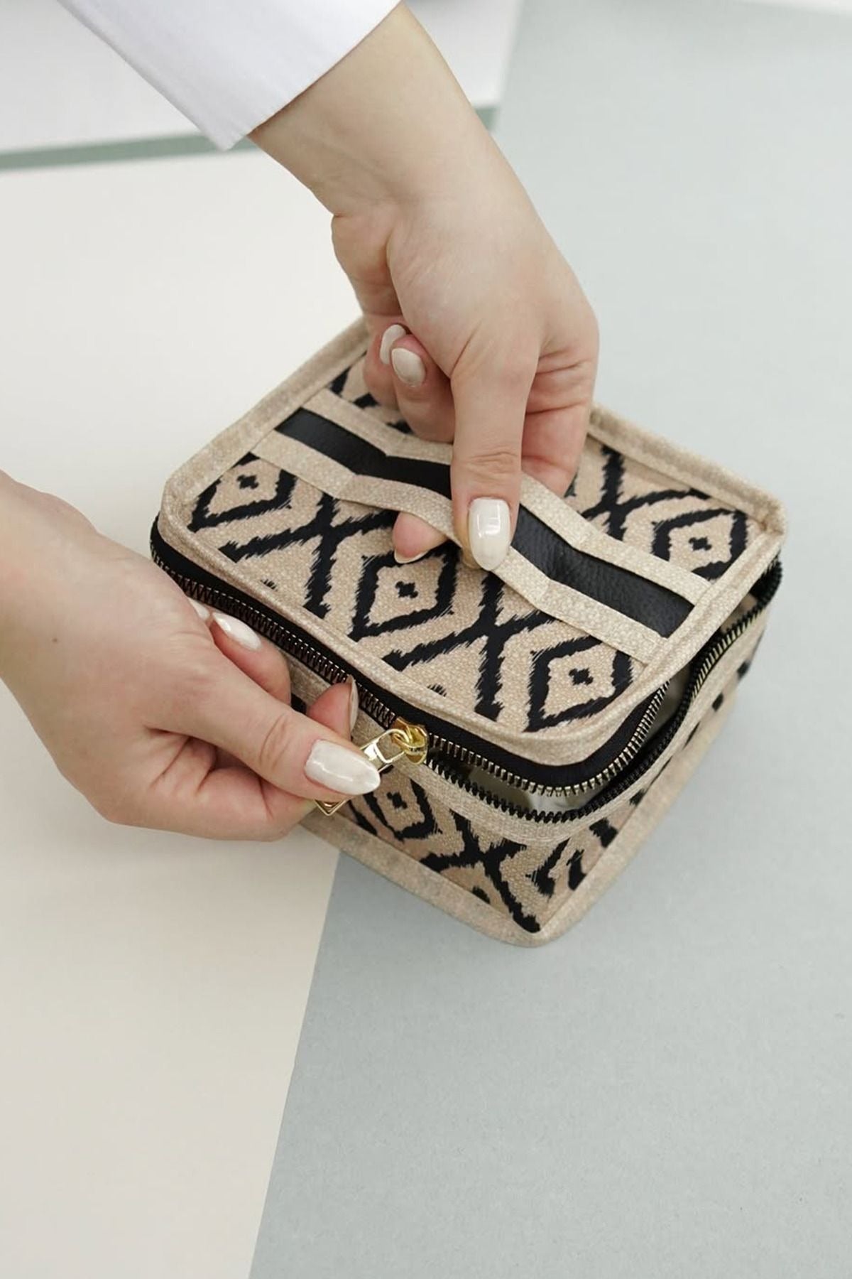 Bohe Seyahat Takı Düzenleyici Çanta, Valiz İçi Mini Çanta